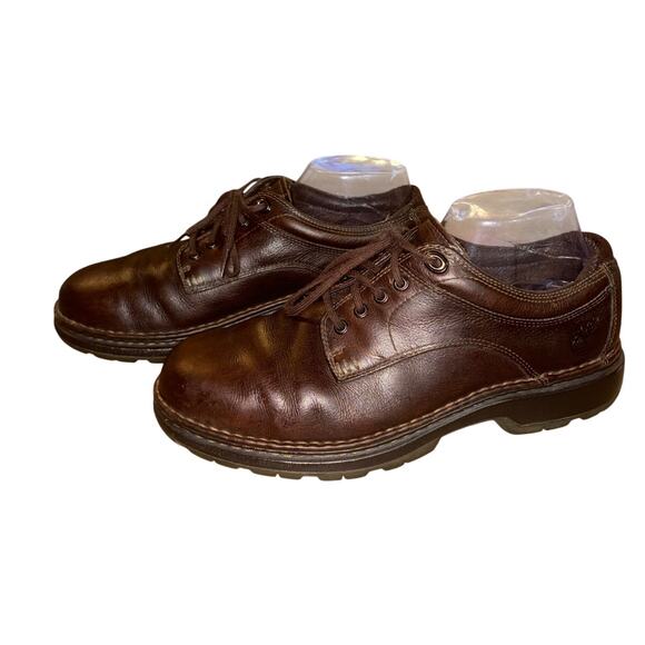 Timberland Shoes Mens 9.5 M Oxford Brown Leather Lace Up Business Casual